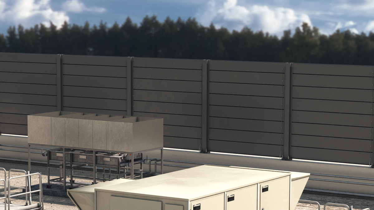 Rooftop Barrier Walls